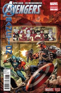 Avengers: X-Sanction #1O VF/NM ; Marvel | Jim Hanley's Universe Variant