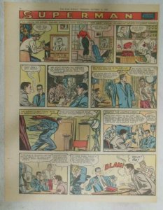 Superman Sunday Page #937 by Wayne Boring from 10/13/1957 Size ~11 x 15 inches