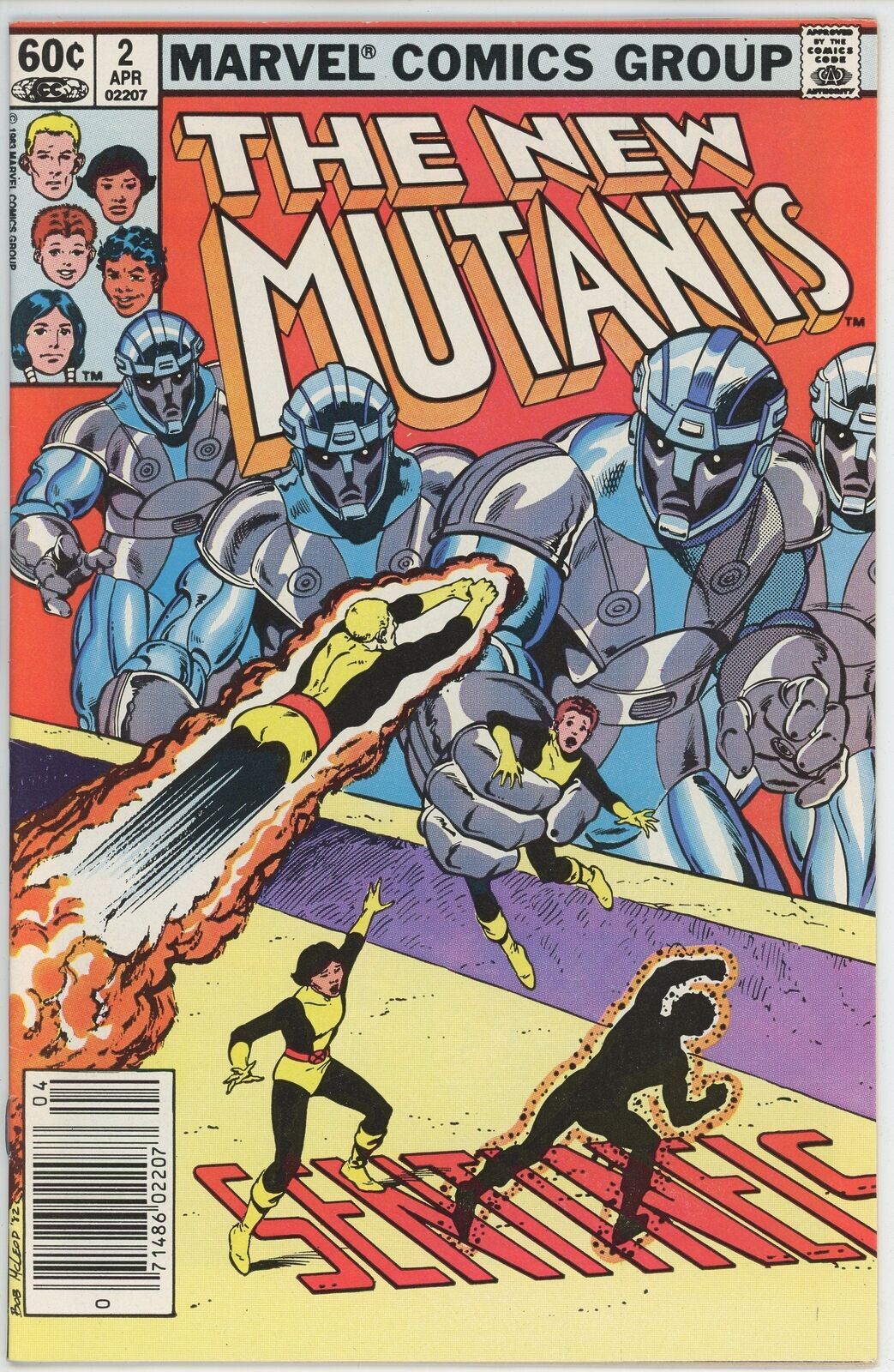 New Mutants #2 VF Newsstand Marvel Comics C167A  Comic Books - Bronze Age,  Marvel, New Mutants, Superhero / HipComic