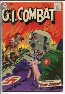 G.I. COMBAT #63 1958-DC- GUNFIGHT COVER-PT BOAT STORY-good+ 