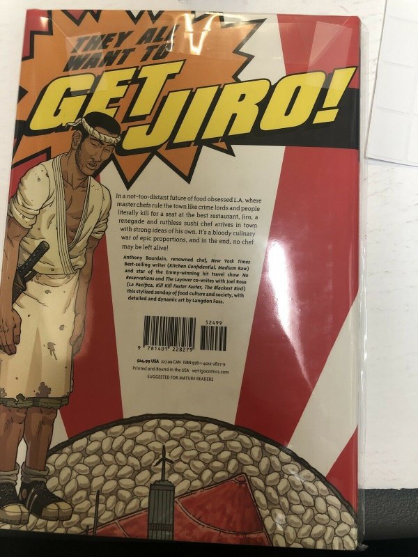 Get Jiro:Blood And Sushi (2013) Vertigo Trade Paper Back TPB HC A. Bourdain