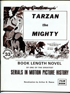 Burroughs Bulletin #33 1974-Tarzan The Mighty serial novelization-ERB-VF/NM