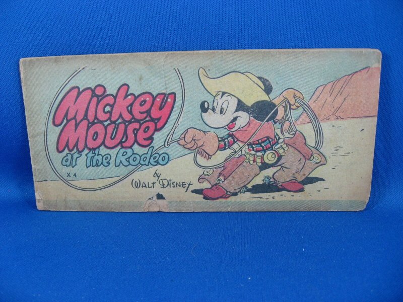 Cheerios Cereal Promo MICKEY MOUSE At The Rodeo Good 1951