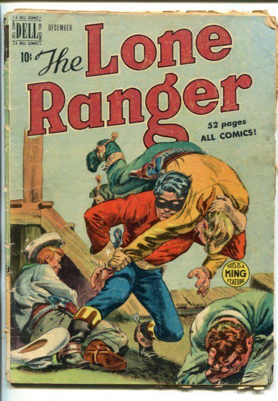 THE  LONE RANGER #18-1949-DELL-HOODED TERRORISTS-fr/good