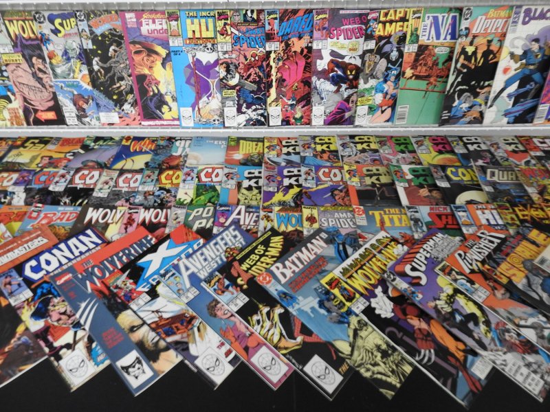 Huge Lot 190+ Comics W/ X-Men, Conan, Avengers, 'Nam+ Avg Fine- Condition!