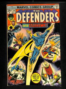 Defenders #28 FN 6.0 1st Full Starhawk!