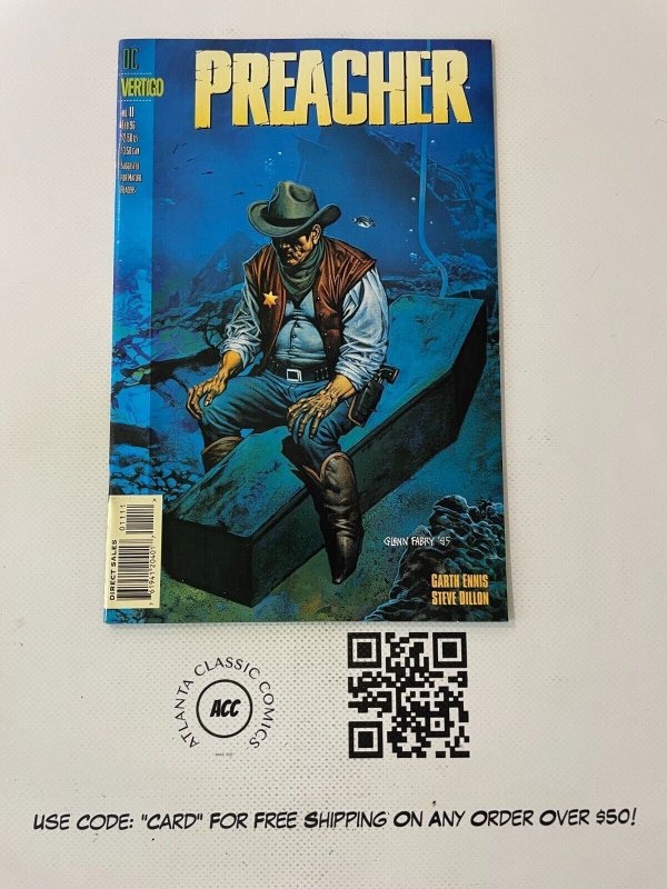 Preacher # 11 NM 1st Print DC Vertigo Comic Book Garth Ennis Steve Dillon 13 LP7