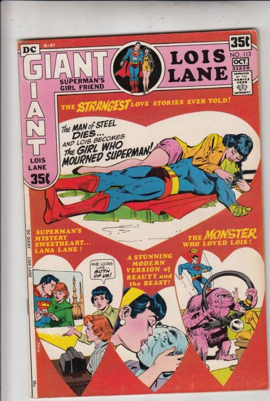 Lois Lane, Superman's Girlfriend  #113 (Oct-71) NM/NM- Super-High-Grade Super...