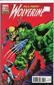 All-New Wolverine #31 Variant Cover (2018) Wolverine