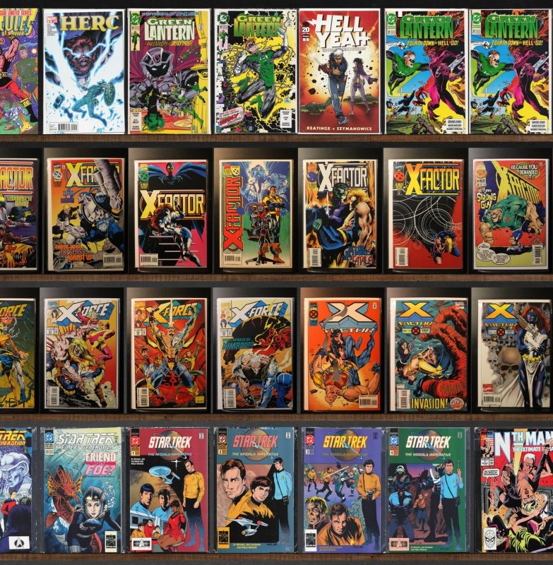 Huge Lot 140+ Comics with Green Lantern, X-Factor, X-Force, Sun Devils & More!