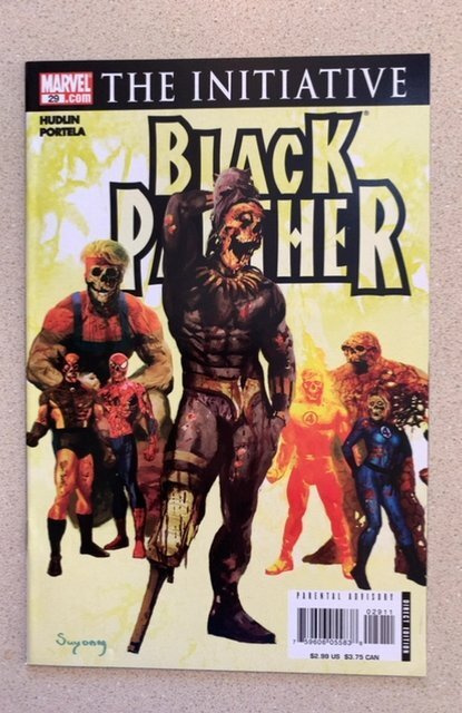 Black Panther #29 (2007) Reginald Hudlin Story Arthur Suydam Zombie Cover