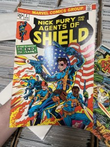 Nick Fury Agent And His Agents Of SHIELD 1-5 Full Set Marvel Comics 1973