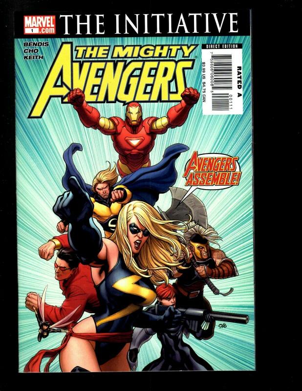 Lot Of 10 Mighty Avengers Marvel Comics # 1 2 3 4 5 6 7 8 9 10 Iron Man Thor SM2