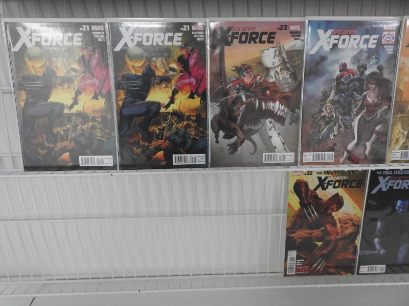 Uncanny X-Force Complete Set 1-35, 5.1, & 19.1! Plus Duplicates! Avg VF/NM Cond!