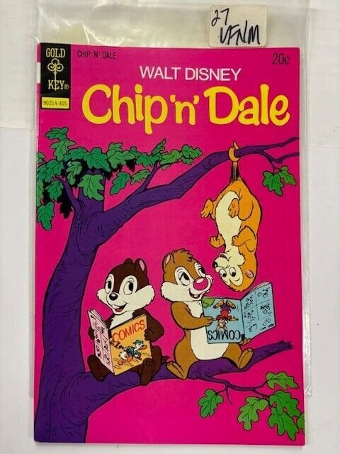 CHIP N' DALE #27 VF-NM GOLD KEY May 1974 great Larry Mayer cover