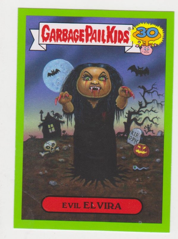 2015 Garbage Pail Kids Cutting Room Floor Stickers 2b Evil Elvira