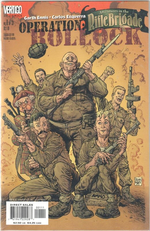 ADVENTURES IN THE RIFLE BRIGADE OPERATION BOLLOCK 1-3 COMPLETE SET