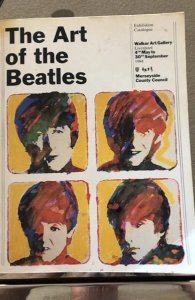 The art of the Beatles 1984 Liverpool art exhibition catalogue, 80p