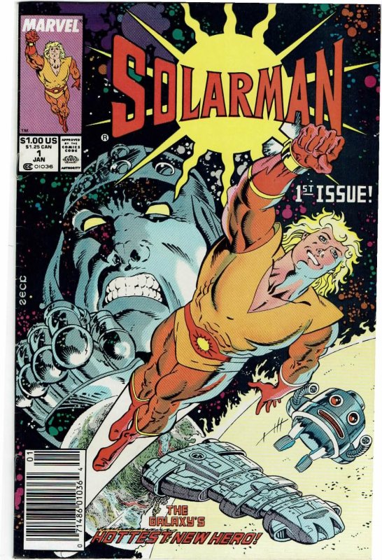 Solarman #1 Newsstand NM-