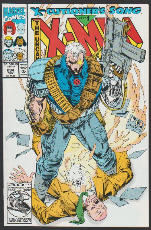 THE UNCANNY X-MEN #294 MARVEL COMICS 1992