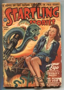 Startling Stories Pulp Spring 1944 Bergley cover Finlay Art Great Ego