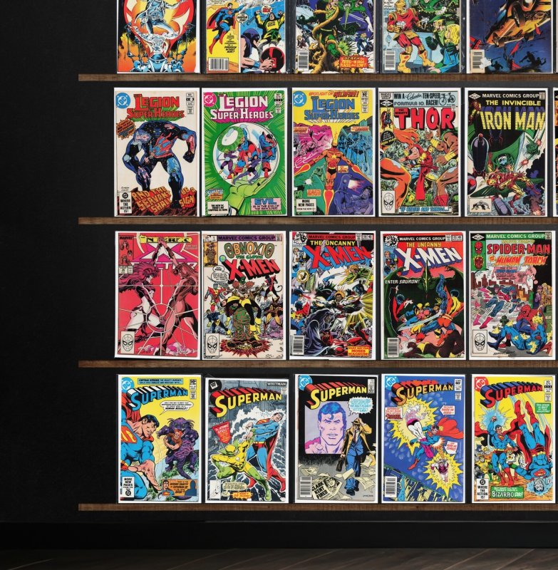 Huge Lot 140+ Comics with Superman, Green Lantern & More!