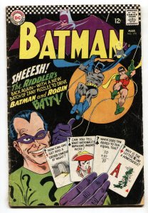 Batman #179--1966--Riddler cover--Comic Book--DC--G/VG