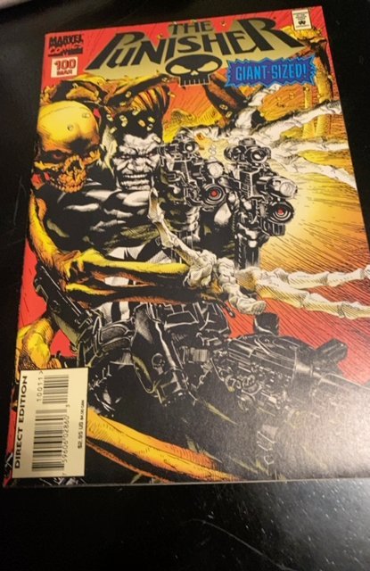 The Punisher #100 Micheal golden variant low print run Cover (1995)high grade