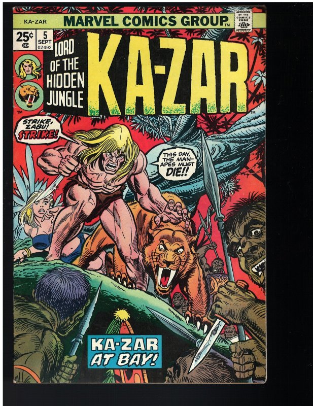 Ka-Zar #5 (1974)