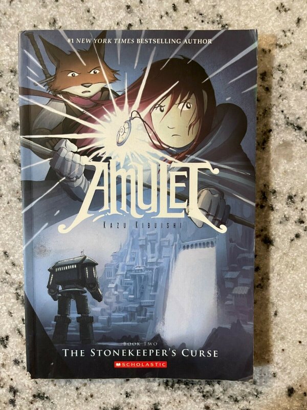 Amulet Book TWO 2 The Stonekeeper Curse Scholastic Graphic Novel Comic Book J564