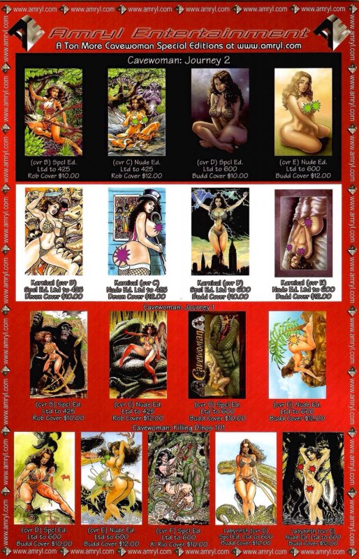 Cavewoman: Journey #2 Cover D - Special Edition Budd Root (2014)