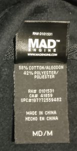 NIGHTMARE BEFORE CHRISTMAS | MENS MEDIUM FRONT/BACK GRAPHIC HOODIE | NEW W/TAGS