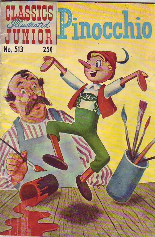 Classics Illustrated Junior #513 (Nov-54) GD/VG Affordable-Grade Pinocchio, G...