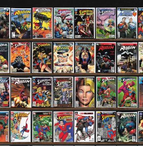 Huge Lot 140+ Comics with Superman, Supergirl, Robin, Action Comics & More!