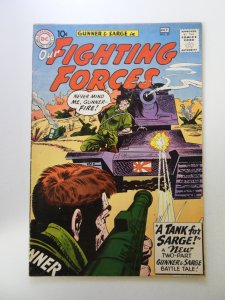 Our Fighting Forces #57 (1960) VG+ condition stain back cover