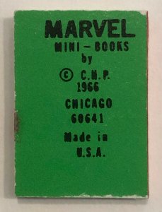 1966 NICK FURY (Green) Mini-Comic Promo Marvelmania Gumball Prize VF 8.0