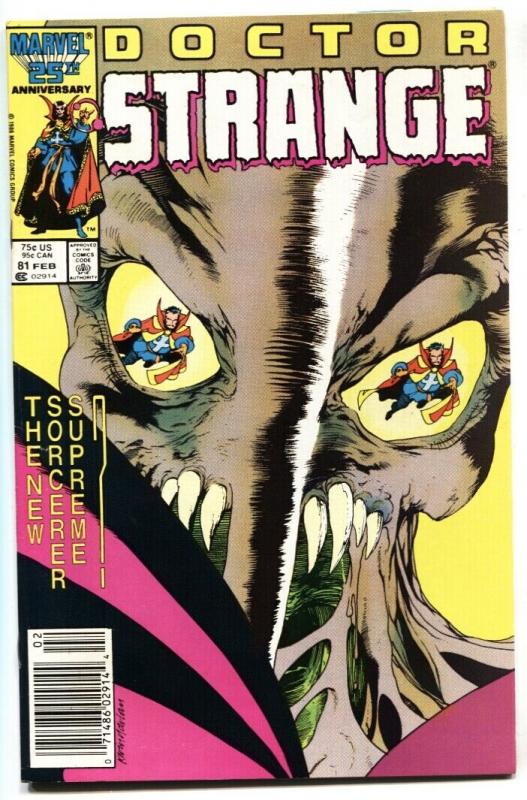 Doctor Strange #81-Last Issue-Low Print-HTF-1986 Newsstand