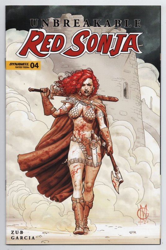 Unbreakable Red Sonja #4 Cvr C Matteoni (Dynamite, 2023) NM