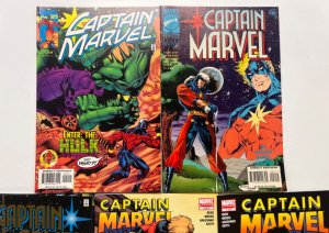 5 Captain Marvel Marvel Comic Books # 1 1 2 2 2 Avengers Defenders 11 JS42