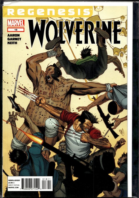 Wolverine #18 Direct Edition (2012) Wolverine