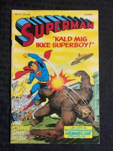 1981 SUPERMAN Kald Mig Ikke Superboy #37 VG/FN 5.0 Curt Swan