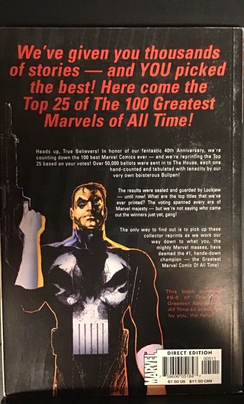 The 100 Greatest Marvels of All Time TPB VOL 1 No 5 #9-6 Marvel Comics 2001