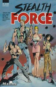 Stealth Force #1 VF/NM; Malibu | save on shipping - details inside