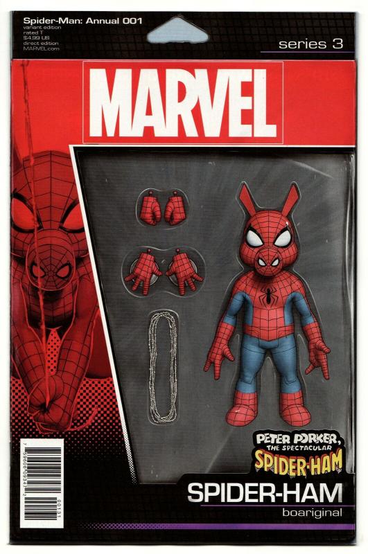 Spider-Man Annual #1 Action Figure Variant Comic Book (Marvel, 2019) NM