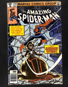 Amazing Spider-Man (1963) #210 VG+ 4.5 Newsstand Variant 1st Madame Web!