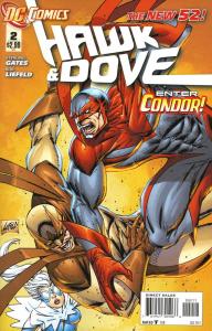 Hawk And Dove (5th Series) #2 VF/NM ; DC | New 52 - Rob Liefeld