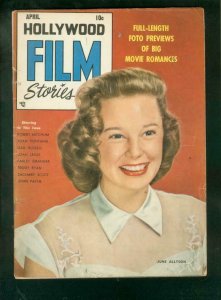 HOLLYWOOD FILM STARS #1-'50-JUNE ALLYSON-PEGGY CUMMINGS VG+ 