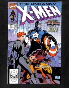 Uncanny X-Men #268 Wolverine, Black Widow and Captain America Team Up!