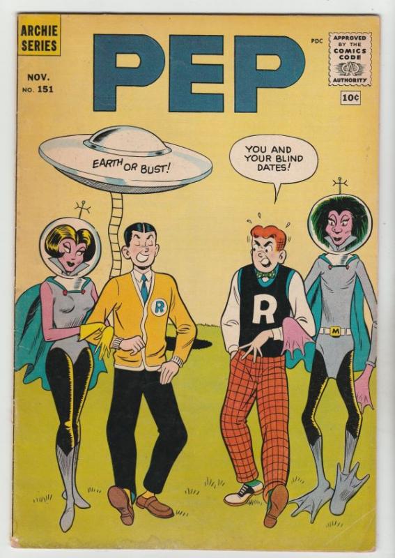 Pep An Archie Magazine #151 (Nov-61) VG/FN Mid-Grade Archie