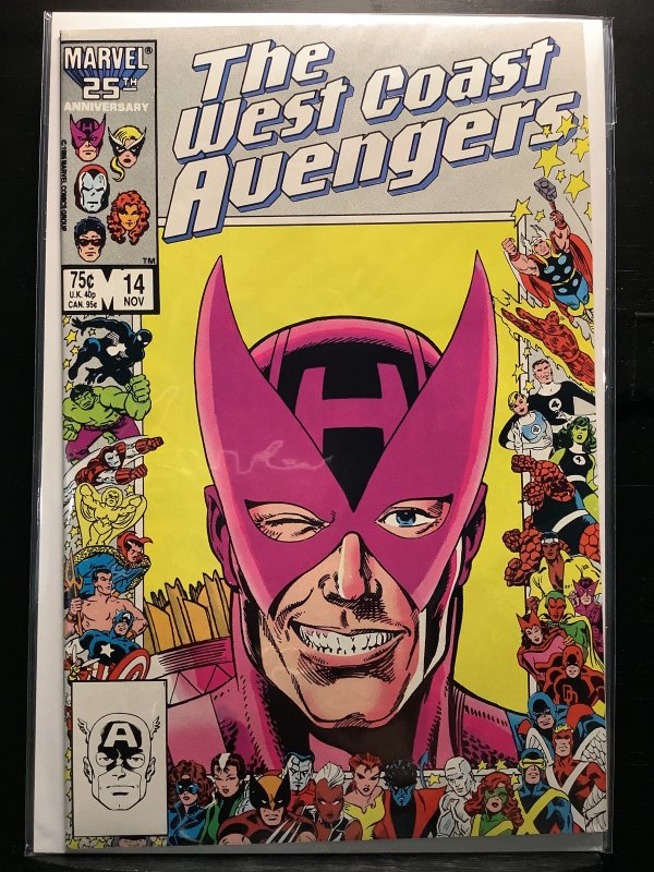 West Coast Avengers #14 Direct Edition (1986)